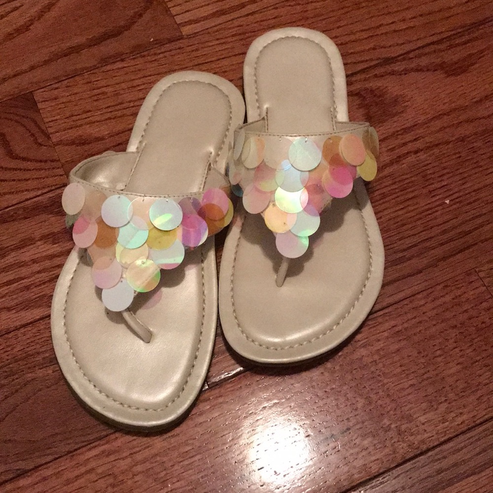 Festive flip flops
